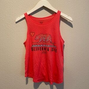 Billabong Girls Tank California size‎ Large 10/12 pink